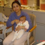 Hibah Getting Ears Pierced Hibah Getting Ears Pierced photo