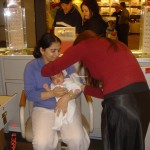 Hibah Getting Ears Pierced Hibah Getting Ears Pierced photo