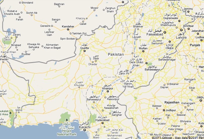 Pakistan pakistan map