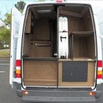 Dodge Sprinter full view back side open